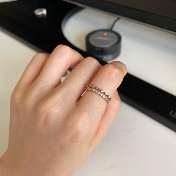 Beautiful Rose gold ring + rope ring for free ✨ - Picture 2 of 4